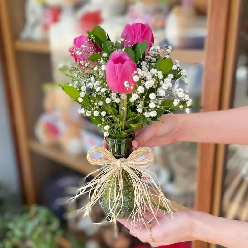 Mimo de tulipas