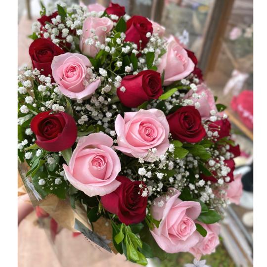 Ramalhete com 30 rosas colombianas